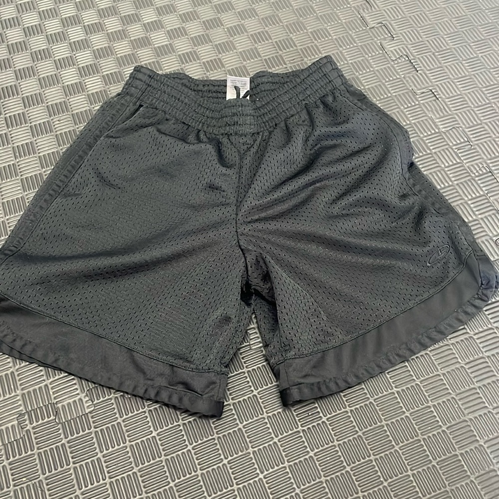 champion black shorts size medium 7-8 girls